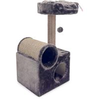 Когтеточка-комплекс 40х35х80 см, шоколадный