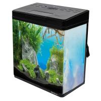 Аквариум Boyu MS-220 7,5 л с LED светильником и фильтром, черный