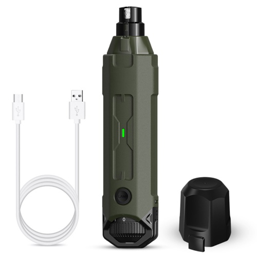 Гриндер для кошек и собак Petwant N60 USB, подсветка, LED индикатор, 6 скоростей, зеленый