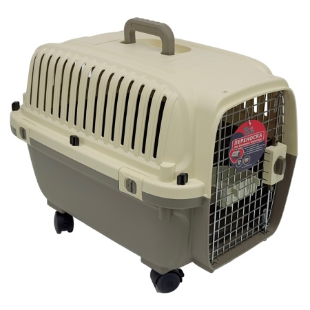 Переноска Superior Range 61х42.5х41 см для кошек и собак Pet Choice с колесиками, стандарт IATA