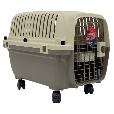 Переноска Superior Range 61х42.5х41 см для кошек и собак Pet Choice с колесиками, стандарт IATA