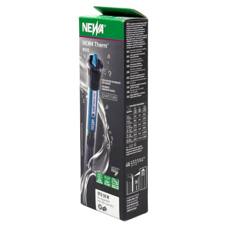 Нагреватель для воды аквариума Newa Therm Eco VTO50 220-240V 50Hz 50W с терморегулятором автоматичес
