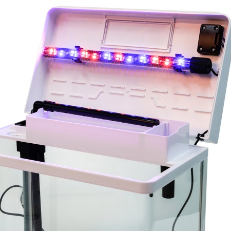 Аквариум Boyu MS-420M 31 л с сенсорным LED светильником и фильтром, белый