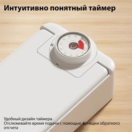 Автокормушка Petzengo PF22-Dual 2 секции 350+350 мл с охлаждением, для влажного и сухого корма, бела