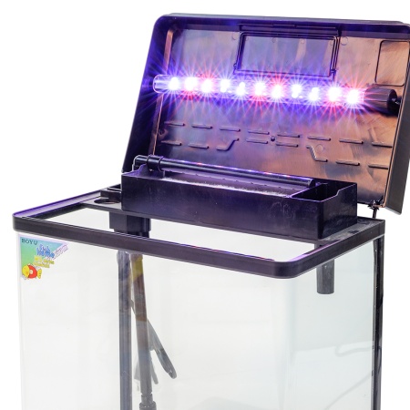 Аквариум Boyu MS-420 31 л с LED светильником и фильтром, черный